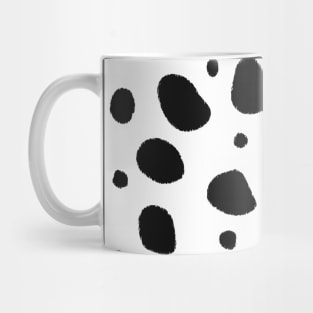 Black and White Cheetah Print Animal Print Mug